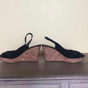 Black Wedge shoes (Maurices).